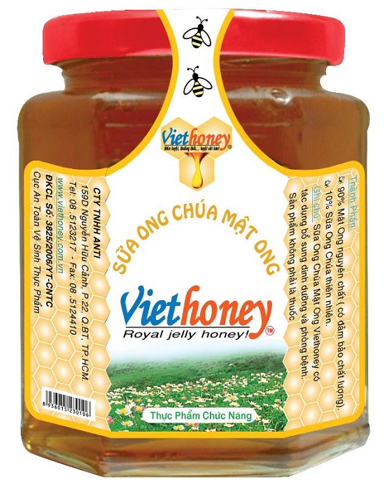 Sữa ong chúa pha mật ong - Mật Ong Viethoney - Công Ty TNHH An Ti